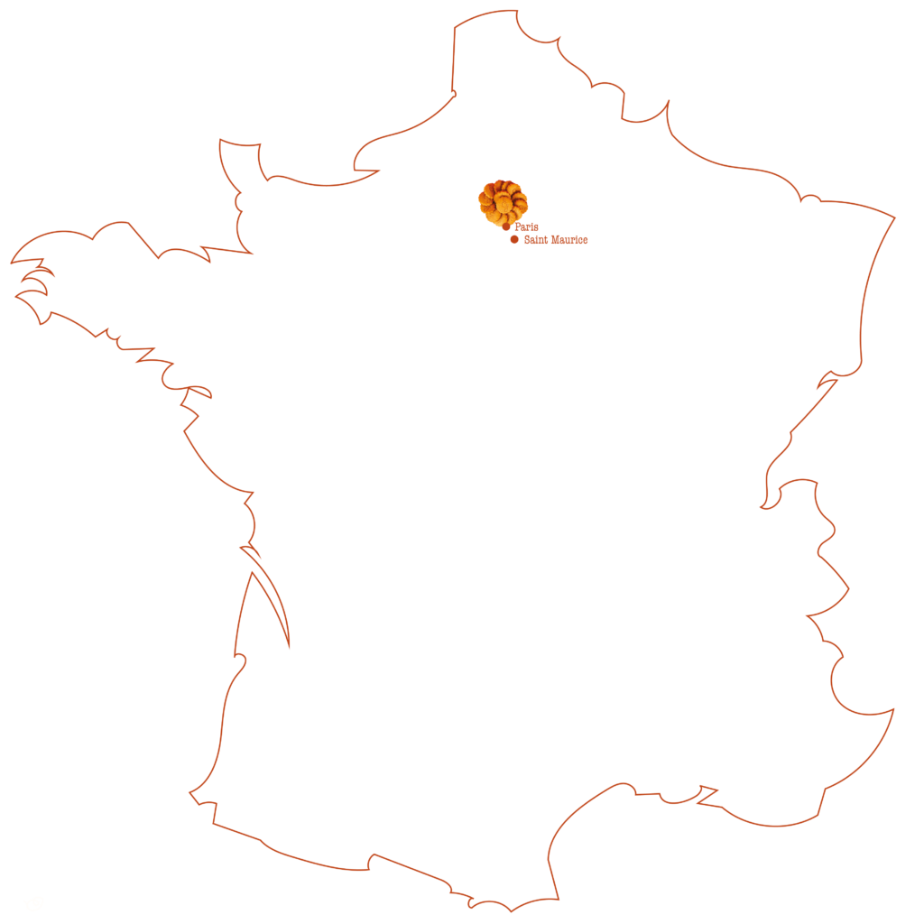 Carte de France La Gastelerie